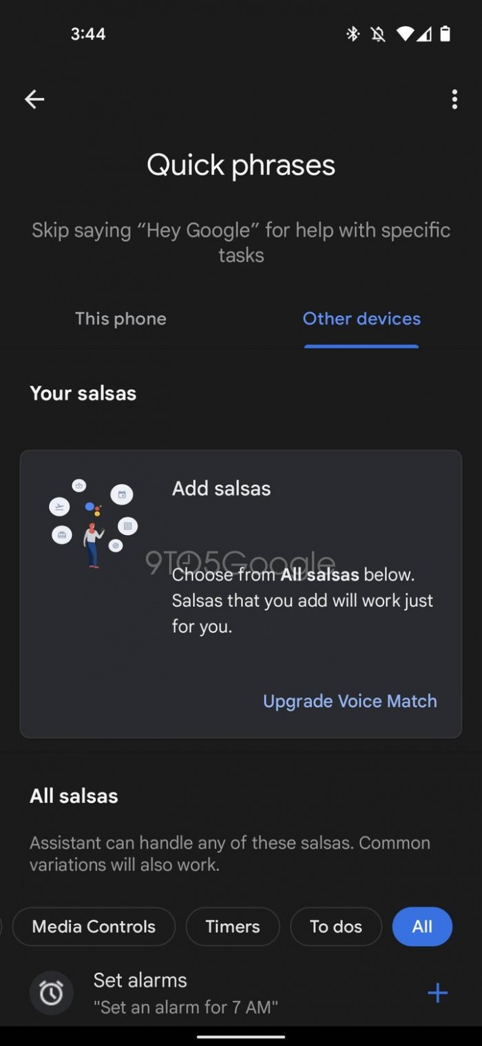  assistant quick phrases hey google 