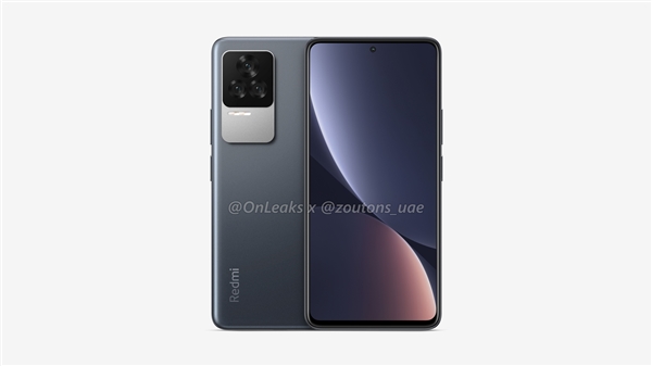 下月登场！Redmi K50 Pro渲染图曝光：居中打孔+阶梯三摄