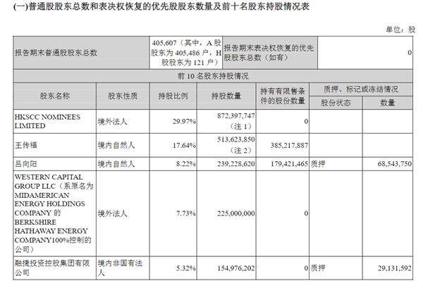 巴菲特重仓比亚迪赚翻！持股仅次于王传福表哥 14年盈利510亿元