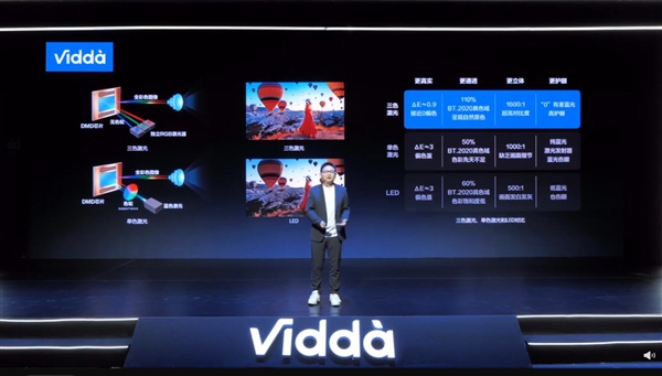 海信Vidda 4K三色激光投影C1S发布：7299元