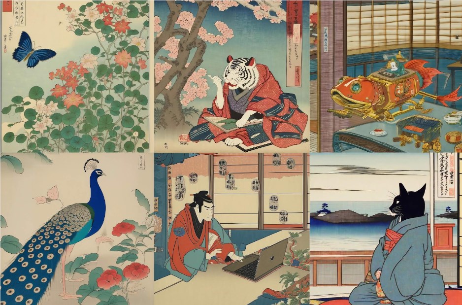 Sakana AI lanza nuevos modelos que recrean el arte tradicional japonés Ukiyo-e