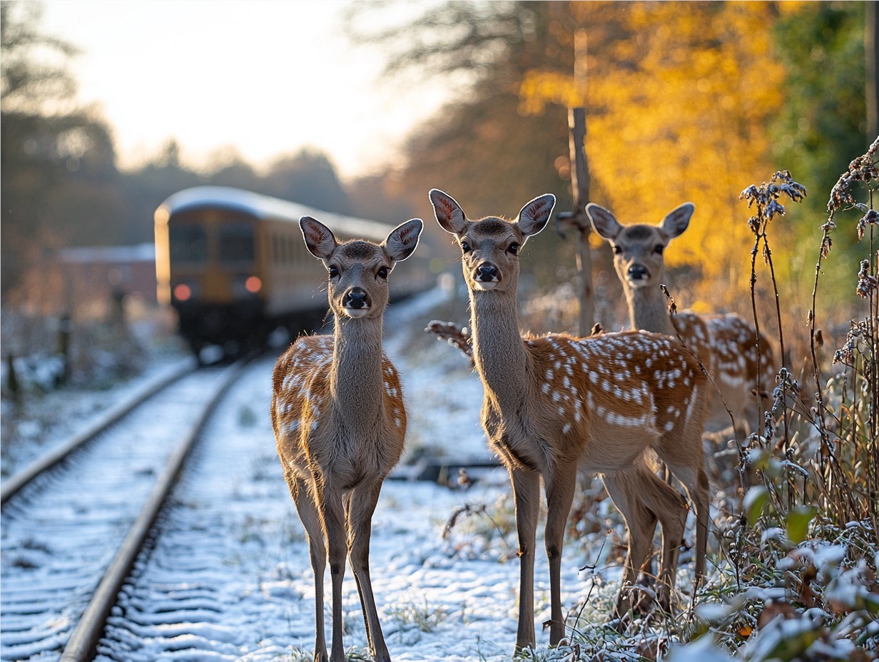 Dieses KI-System lässt fast 6000 Hirsche auf der Eisenbahn „vor Schreck flüchten“ – wie funktioniert das?