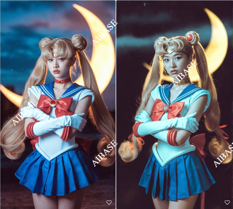 Xiaohongshu received 22,000 likes! When I tried to recreate the dark fairy tale style of Sailor Moon using Flux+Kefin...