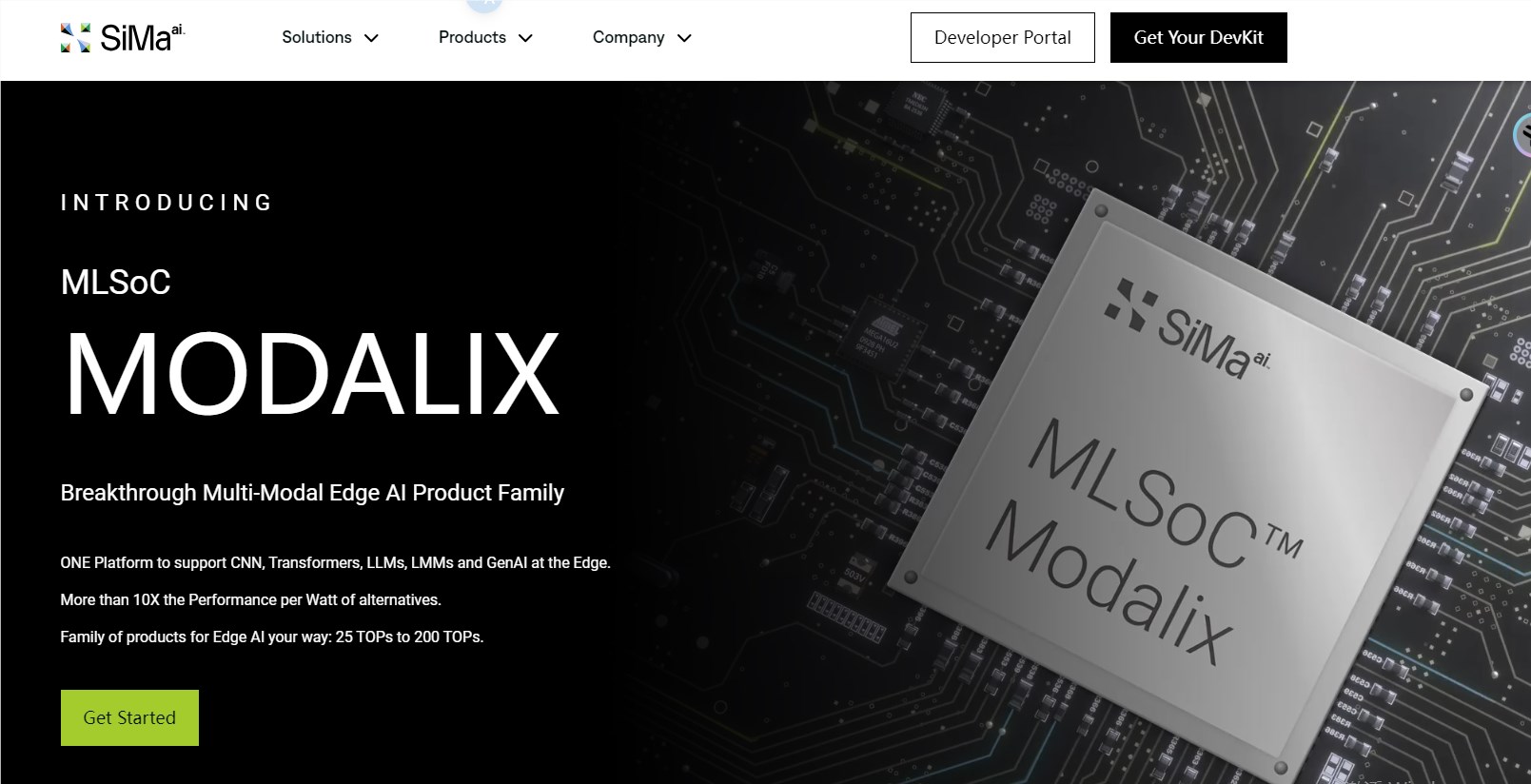 SiMa.ai Launches Modalix 6nm Chip: Supporting Multimodal AI Processing