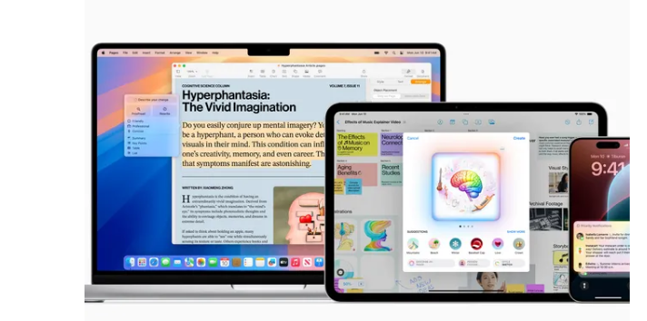 Apple Intelligence Beta Now Available: Text Rewriter Tool, Shiny New Siri Design