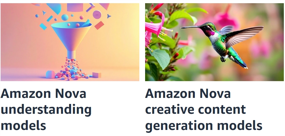 Amazon Unveils New Nova AI Model Series: Including Text, Image, and Video Generation