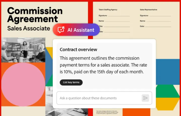 Adobe Acrobat Launches AI Assistant to Help Users Easily Understand Contract Terms