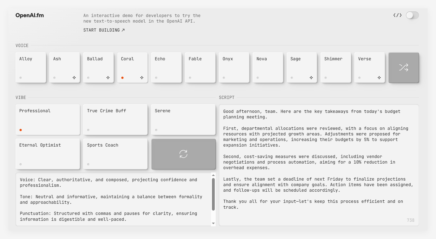 OpenAI Unveils New Speech-to-Text Model: gpt-4o-transcribe, Boasting Significantly Improved Accuracy