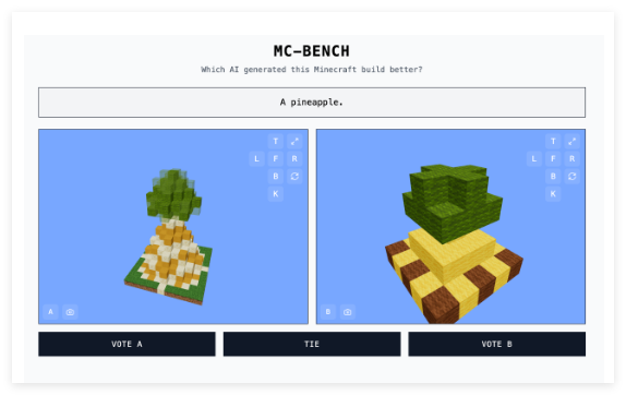 Minecraft Transformed into an AI Arena: High School Student Builds Innovative Model Evaluation Platform