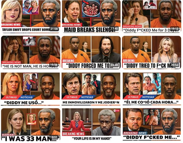 Pervasive Fake Videos: AI-Generated Content Earns Millions of Views Behind the Diddy Trial