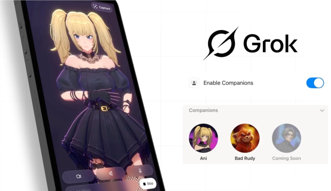 Grok's AI Partner Sparks Controversy, Rated 12+ in the Apple App Store