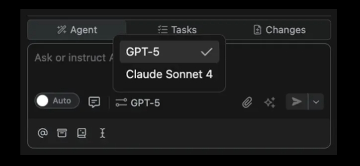 AIプログラミングツールAugment CodeがGPT-5のサポートを発表、モデルセレクター機能を導入