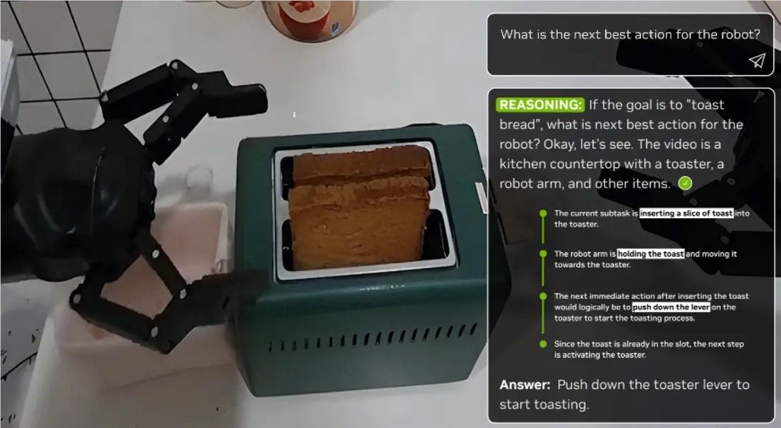 NVIDIAがCosmos Reasonを発表し、ロボットの知能化を推進