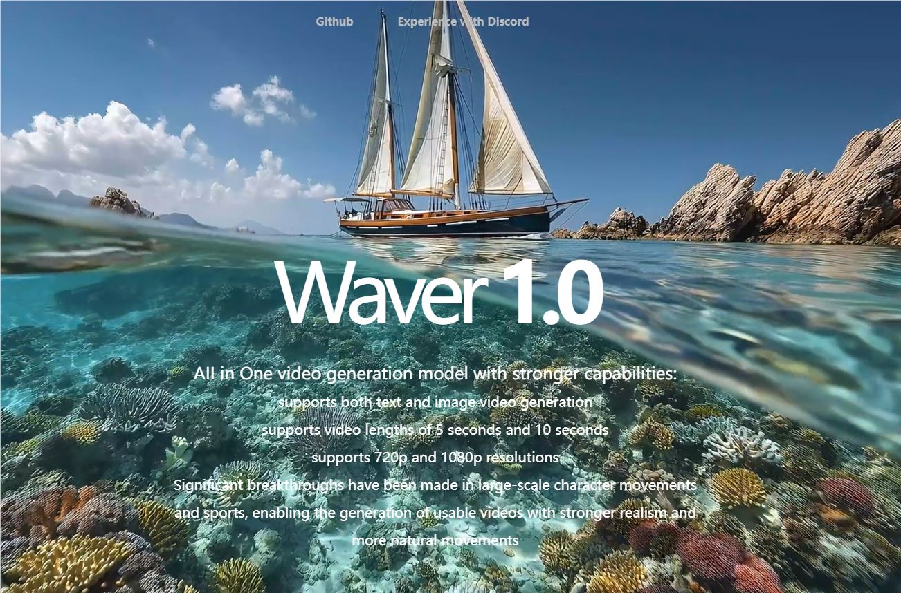 ByteDance's New AI Video Model Waver 1.0 Released, Supports Video Generation in Multiple Artistic Styles