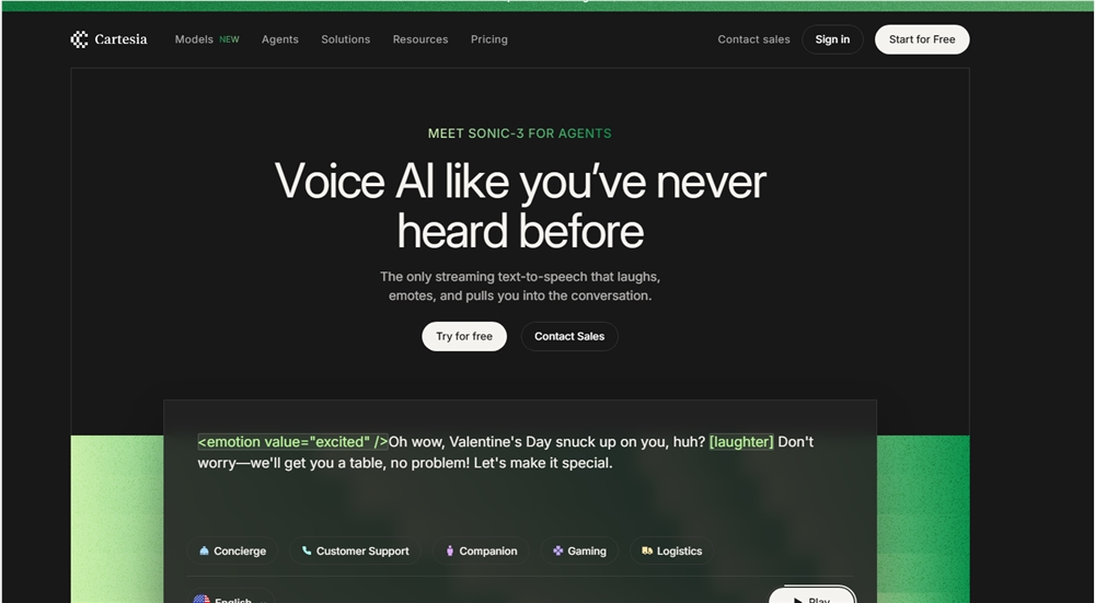 Revolutionärer niedriger Latenz! Cartesia präsentiert den AI-Sprachmotor Sonic-3: Extrem menschenähnliche Gespräche mit einer Verzögerung unter 100 Millisekunden