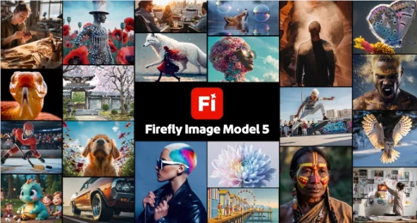 Adobe Firefly Image 5 Major Upgrade: Native 4 Million Pixel Generation, AI Soundtrack + Custom Models - Creators Enter a Full-Stack AI Creation Era