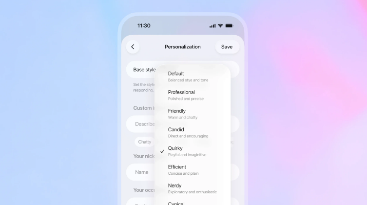  OpenAI重磅推出GPT-5.1:更快、更准、更具“人情味”的个性化AI助理