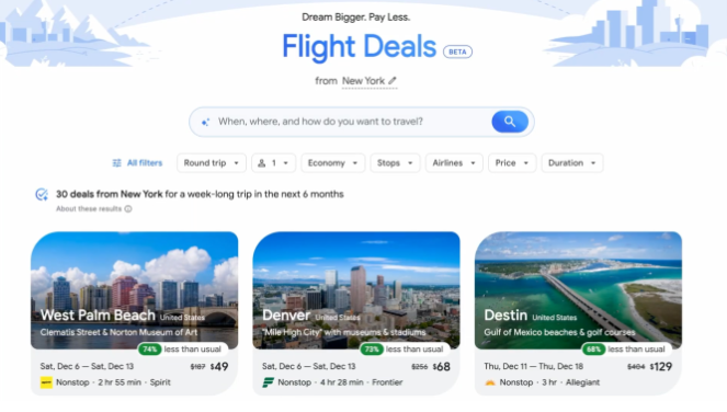 Google Launches AI Flight Discount Tool Globally to Enhance Travel Search Functionality