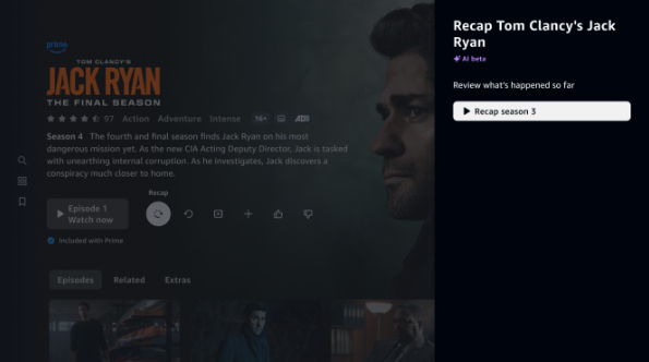 Prime VideoでAIビデオレビューがリリース：自動的に劇場級のシーズンハイライトを生成　初回対象は『ラディエーション』『ジャック・ライアン』