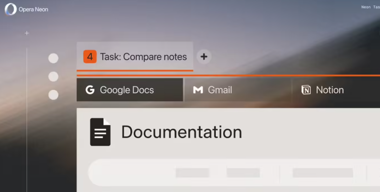 Opera Neon Browser Receives Major Update: Introduces 1-Minute Deep Research