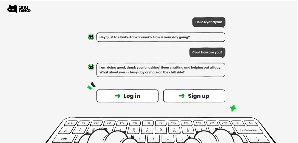米ハユーの共同創設者である蔡浩宇が不正経なAIを立ち上げた:話すことができて「にゃん」と言うAnuNekoが登場